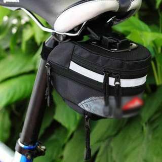   Black Cycling Bike Bicycle Outdoor Pouch saddle seat bag Quick Release