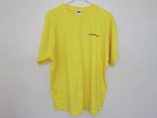 Santana Bicycles Isogrid 100% cotton t shirt XL tandem yellow  