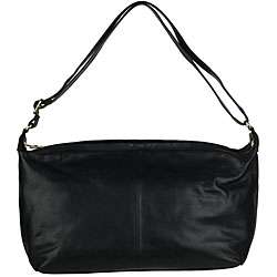 Made in Italy Cristian Leather Black Shoulder Bag  