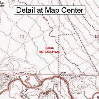 USGS Topographic Quadrangle Map   Boron, California (Folded/Waterproof 