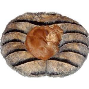   Hugger   Striped Raccoon Pet Bed  Size 20 INCH   TEACUP