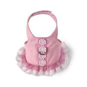    Doggles Harness Dress   Lace Teacup Harness Pink