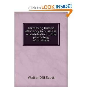  Increasing human efficiency in business, a contribution to 