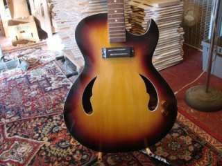 BARITONE ACOUSTIC ELECTRIC ARCHTOP GUITAR LUTHIER PROJECT SOARESYS 