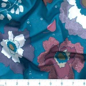  58 Wide Stretch Mesh Christine Teal Fabric By The Yard 