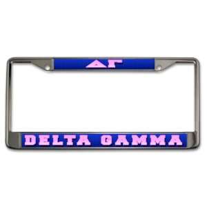  Delta Gamma License Plate Frame 
