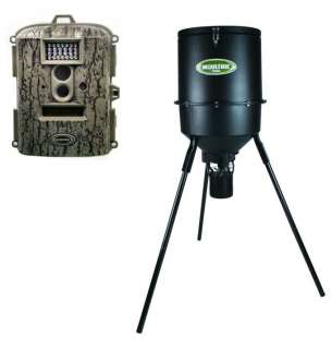   Spy D 55IR Digital Trail Camera + 30 Gallon Tripod Deer Feeder  
