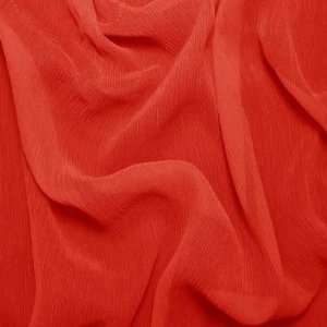  Silk Crinkle Chiffon 267 Poinsetta Red