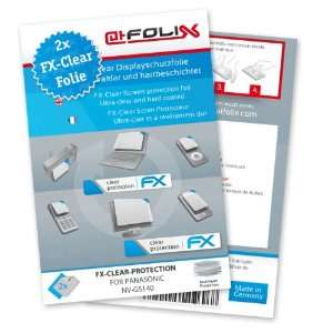  2 x atFoliX FX Clear Invisible screen protector for Panasonic 