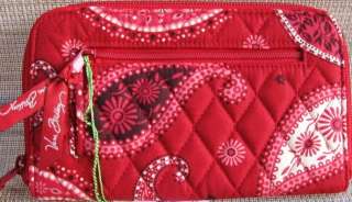   Around Wallet BOTANICA MEDITERRANEAN WHITE MESA RED CALYPSO NWT  