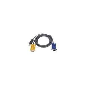  ATEN PS/2 to USB Intelligent KVM Cable   SPHD15M to VGA 