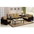 Holden 3 piece Sectional with Chaise and Armrest Storage   