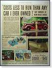 1935 Dodge Coupe Airglide ride vintage print AD