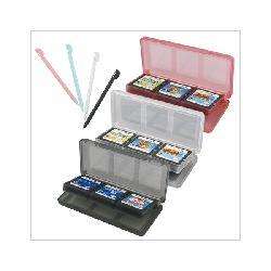 Stylus Pens + 3 Colored Game Card Cases for Nintendo DS Lite 