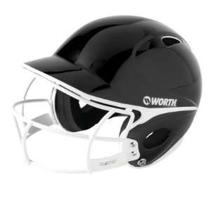  Worth Liberty Pro Matte Batters Helmet with SBWGP Mask 