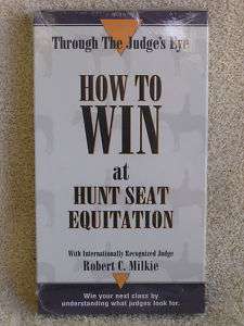 How to WIN at HUNT SEAT EQUITATION vhs tape NEW Sealed  