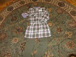 NEW WITH TAGS The Childrens Place Dress AND Leggings, Multiple Sizes 