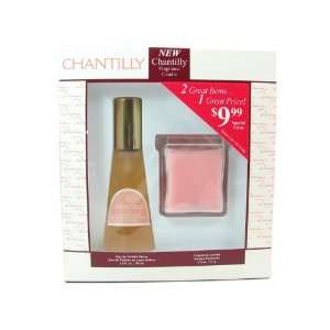 Chantilly Perfume for Women 2pc Set Eau De Toilette Spray 1.3 Oz 