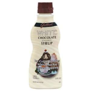 Guittard White Chocolate Syrup   1 bottle, 14.5 oz  