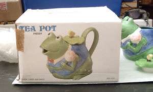 Otagiri Ceramic Mary Ann Baker Frog FREDDY Tea Pot  
