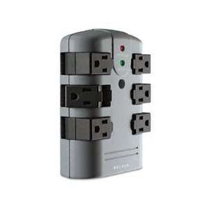 Belkin wall mount surge protector with six rotating 