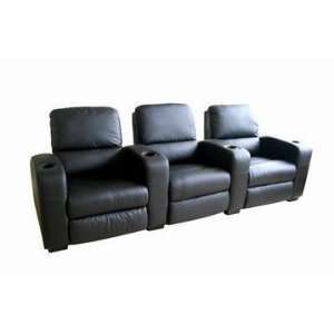  3 Seat Showtime Black Theatre Sectional