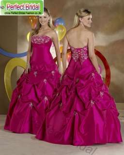 2012 Quinceanera Dress Graduation Birthday Party Princess Prom Gown 