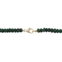 DaVonna Emerald Roundel 36 inch Necklace  