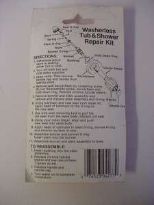 Do it Sterling Washerless Tub & Shower Repair Kit 417246. For twin 