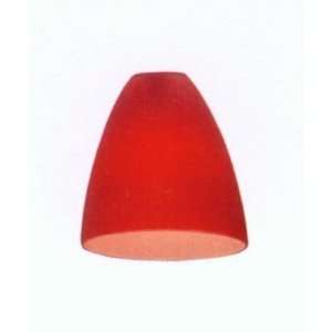  Pi Red Cone Brushed Steel Pendant Lamp