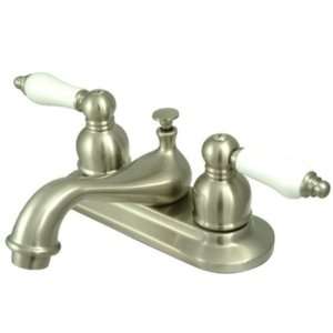 Kingston Brass KB608PL+ Restoration 4 Inch Centerset Lavatory Faucet 