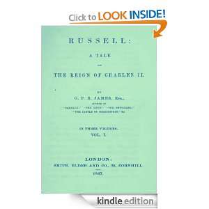Russell a tale of the reign of Charles II V1 G P R James  