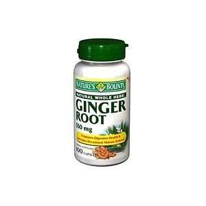 Ginger Root Cp 550mg Ntral Nby Size 100