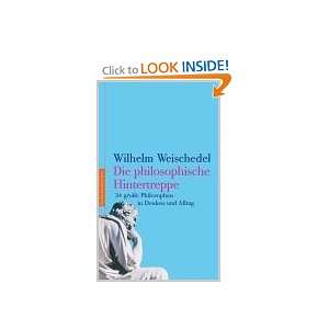 Die philosophische Hintertreppe Wilhelm Weischedel 9783485011617 