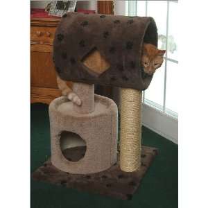    Paus Pawprint Cat Tunnel and Condo Play Center