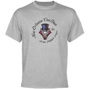  New Orleans Voodoo Ash Circle Script T shirt Sports 
