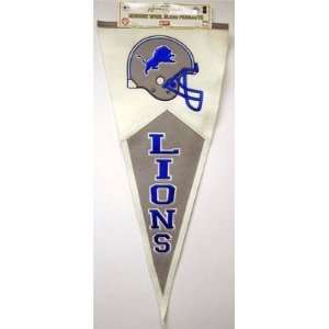  Detroit Lions Extra Large Pennant 17 1/2 x 40 1/2 Sports 
