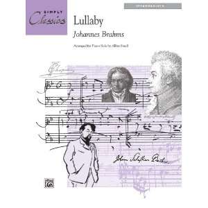  Lullaby Sheet Piano By Johannes Brahms / arr. Allan Small 