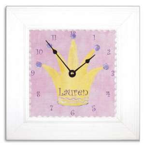  Princess Wall Clock with Wide Frame