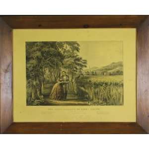  Youth The Season of Love   Lithograph   Currier & Ives 