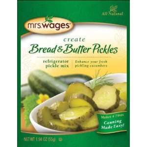 Mrs Wages Refrigerator Bread & Butter Grocery & Gourmet Food