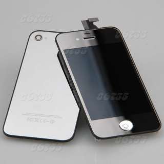 Silver Plating LCD Display Assembly+Housing Iphone 4 4G  