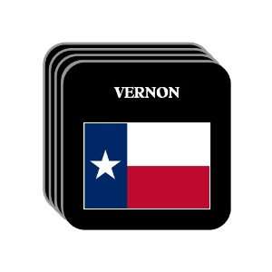  US State Flag   VERNON, Texas (TX) Set of 4 Mini Mousepad 