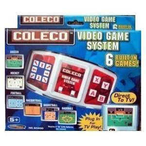  Coleco 6 in 1 Video Game System Plug N Play Toys & Games