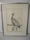 Pelican Print Signed and Numbered by Artist A H Wobig 23/100