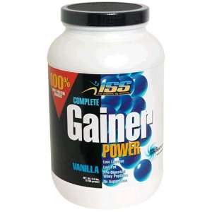  ISS Complete Gainer Power, Vanilla, 40 Ounce Plastic Jar 