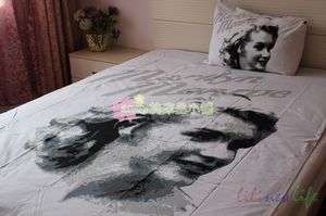 Miss Marilyn Monroe Quilt Cover Pillowcase set Cotton Single BT01 