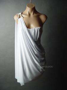   PC Draped Draping Layer One Shoulder & Strapless Women fp Dress S/M