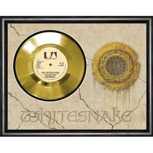  Whitesnake Fool For Your Loving Framed Gold Record A3 