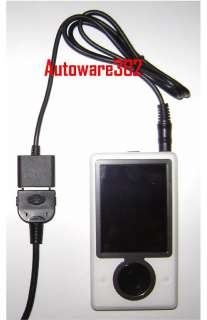 Microsoft Zune Player Audio To Ipod Dock Cable Adapter  